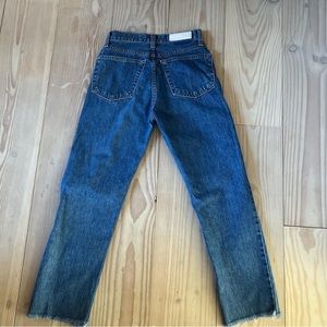 REDONE high rise Stovepipe Jeans